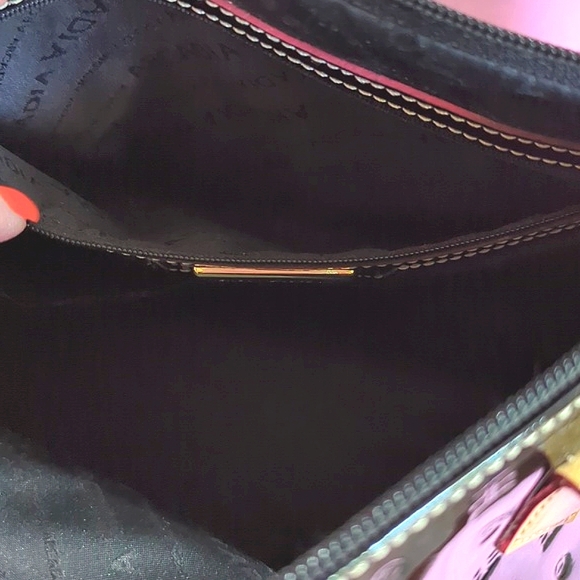 Black Patent Leather Handbag, Arcadia - Made in Italy. - Picture 6 of 16